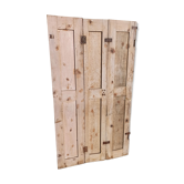 Old trio of wooden screen doors