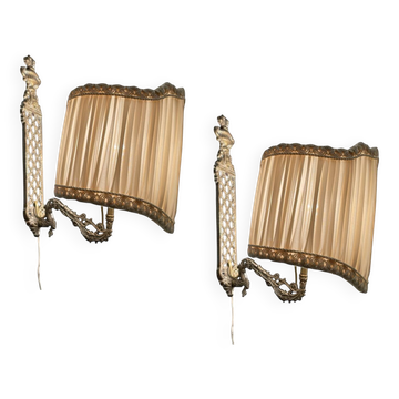 Brass Sconces Set of 2 1960’s