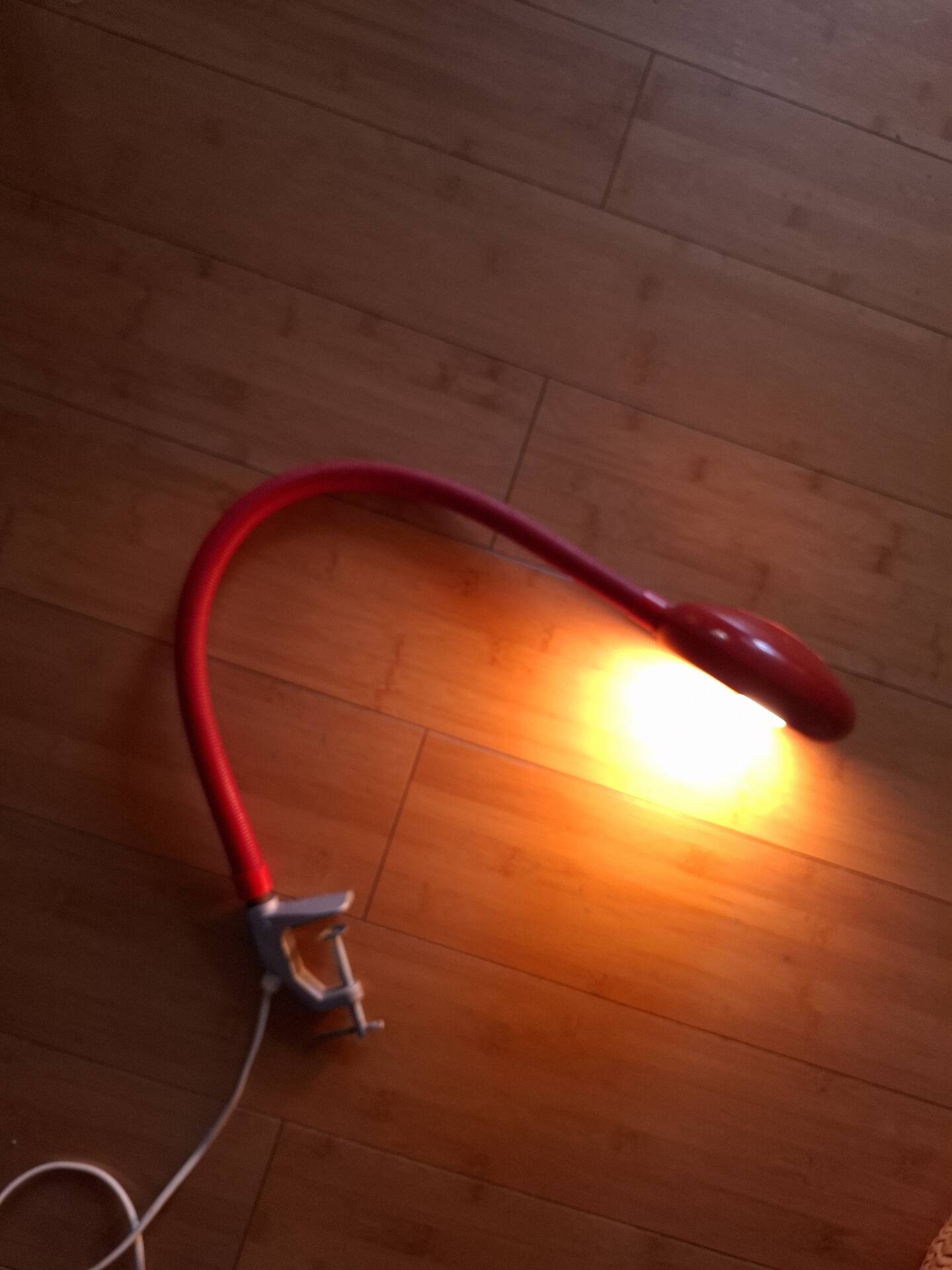 Lampe serpent à étau années 80'S
