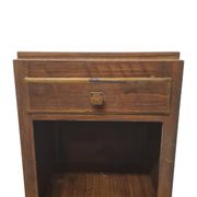 French Faux Bois Metal Cabinet, early 1900s