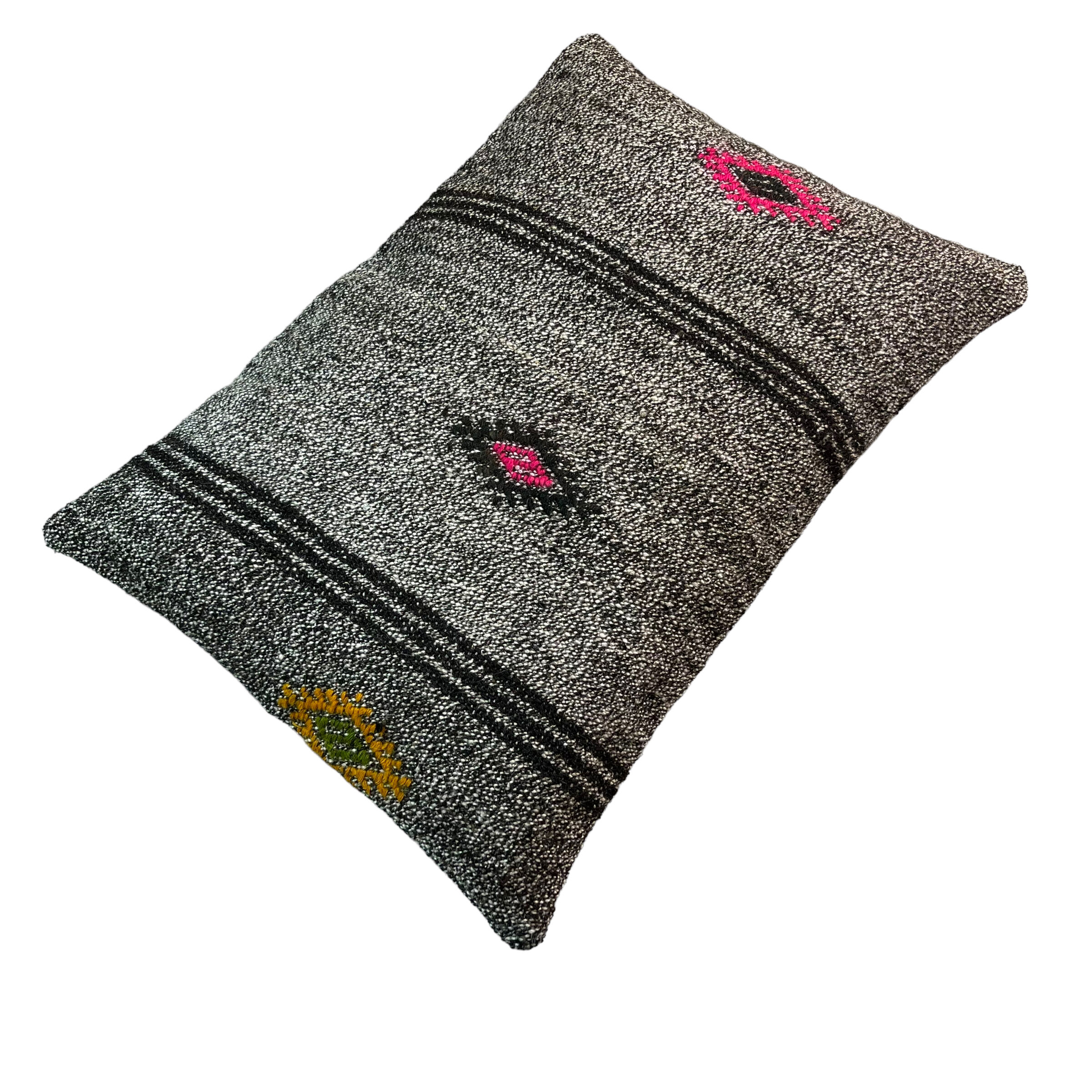 Vintage turkish handmade kilim cushion cover
