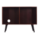 Mahogany bookcase, Danish design, 1970s, manufacturer: Bramin