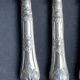 12 dessert knives (fruit) – Silver handle – Rocaille style