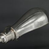 Workshop lamp in aluminum and nickel, adjustable with raise-lower system, France, circa 1900