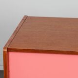 Pink and white chest of drawers by Jiri Jiroutek, model U-452 circa 1960