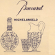 Art-Deco vase in Baccarat crystal, Michelangélo model, engraved with arabesques and signed