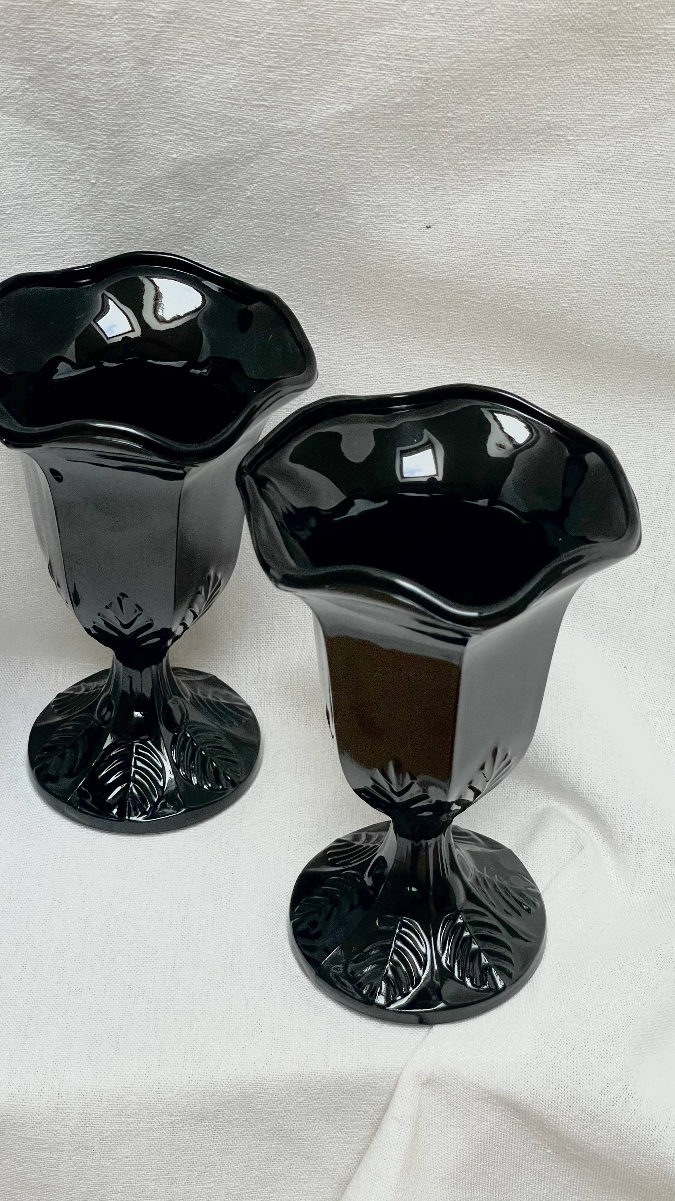 Four vintage Fidenza glasses