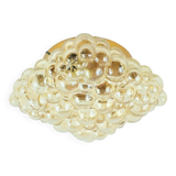 Mid Century Bubble Glass Ceiling Light Tynell For Limburg, Germany, 1970s
