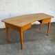 Curved oak desk - 40s