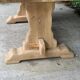 19th century solid oak monastery farmhouse dining table 200cm