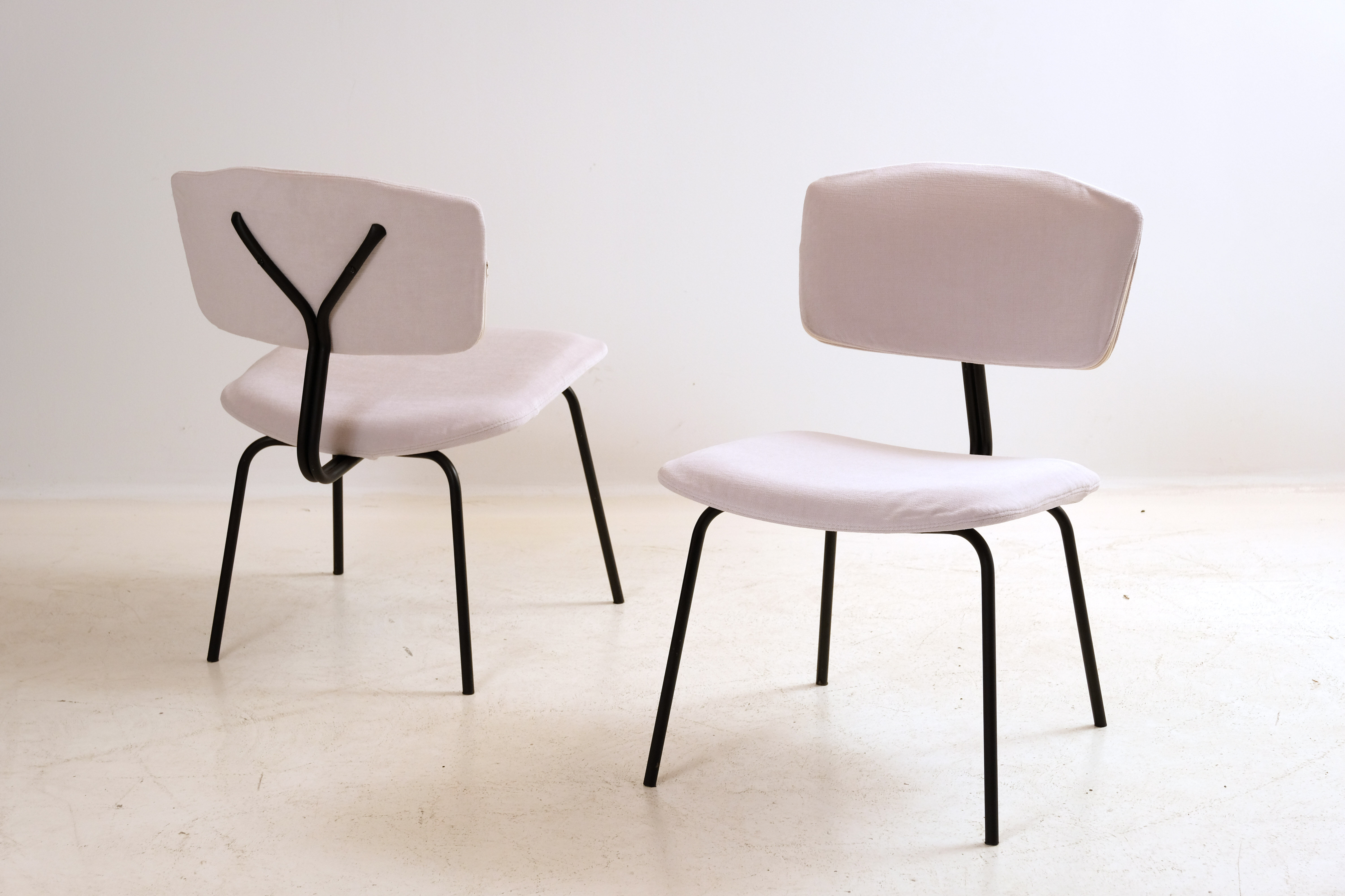 Pair of chairs Sunday C. Sclafert 1950's