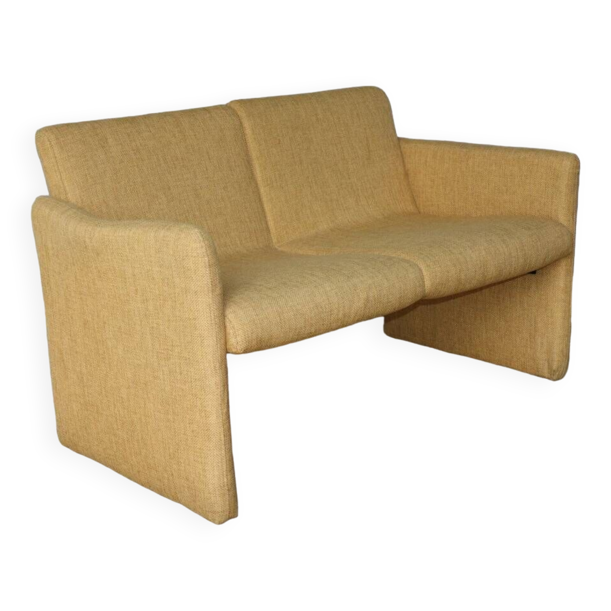 Vintage 2 seater fabric sofa, 1970