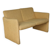 Canapé vintage 2 places en tissu, 1970