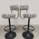 Swedish design Cobra barstools Borje Johanson ‘Swirl’