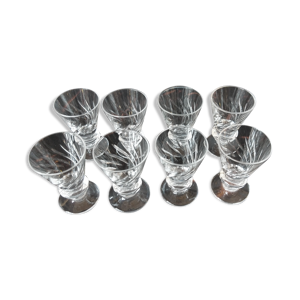 9 verres à digestif - louis