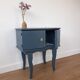Blue bedside