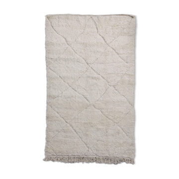Tapis marocain losanges blancs
