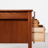 Midcentury Danish desk in teak by Børge Mogensen for Søborg Møbelfabrik 1960s