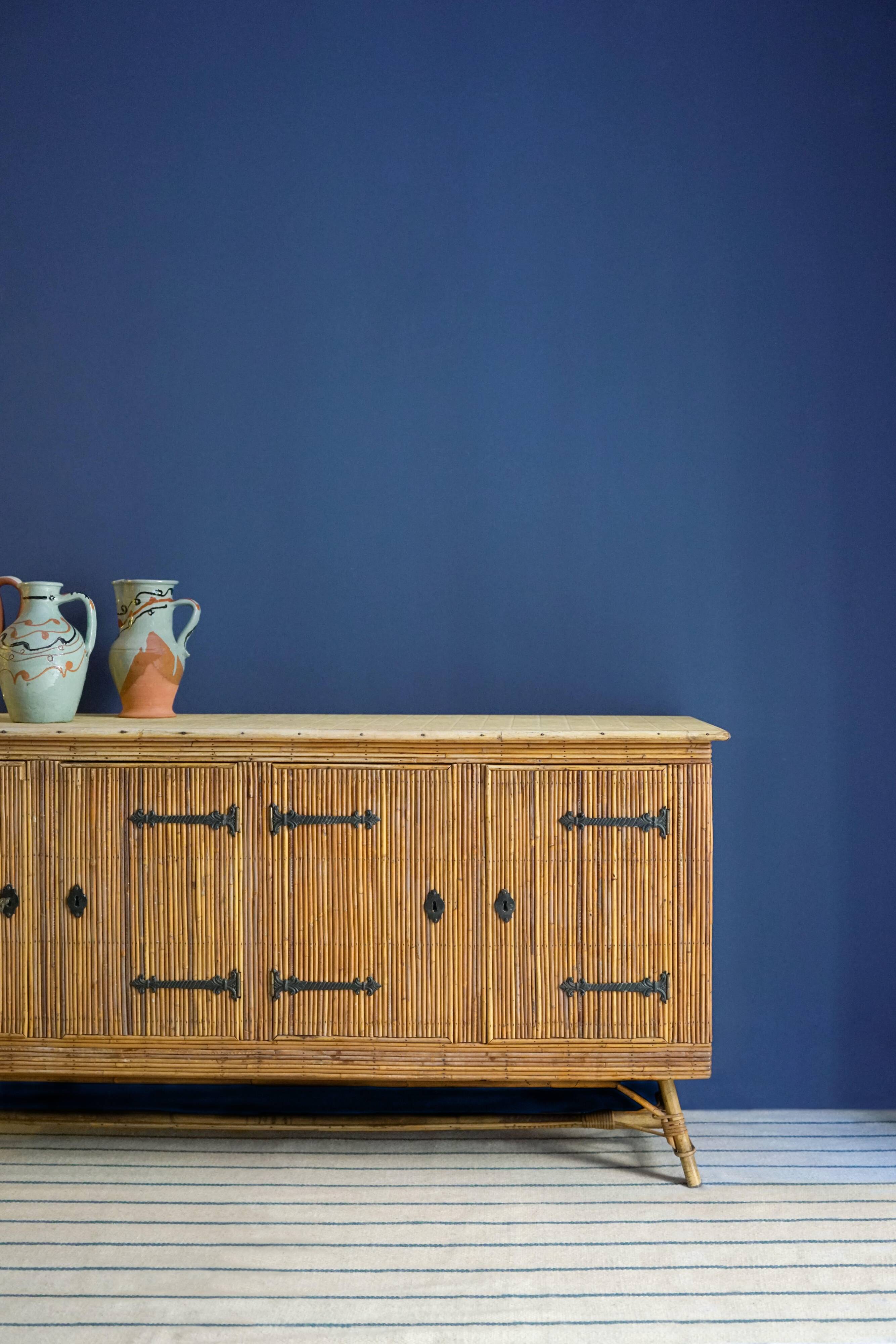 Bamboo Sideboard Adrien Audoux and Frida Minet