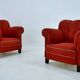 Set of Two Design Art Deco, Club Armchairs, 1935s