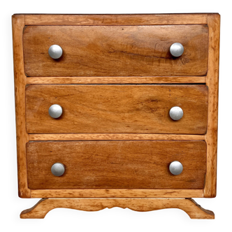 commode art deco vintage pieds compas