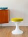 Tulip stool in Plastic and Wool, Matcha Green, Space Age Design, 1970