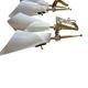 Vintage 1950s butterfly wall light pairs by Arlus.