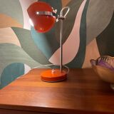Orange eyeball table lamp