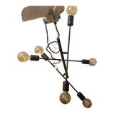 Black metal suspension