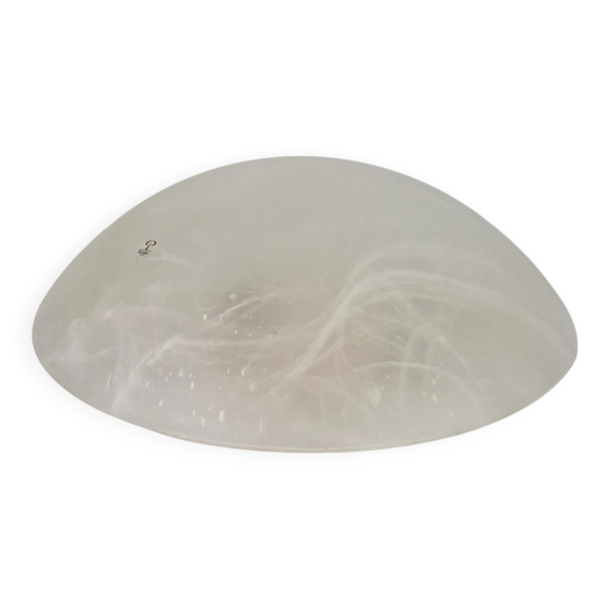 Vintage Ceiling Lamp in Frosted Glass from Peill & Putzler, 1960s