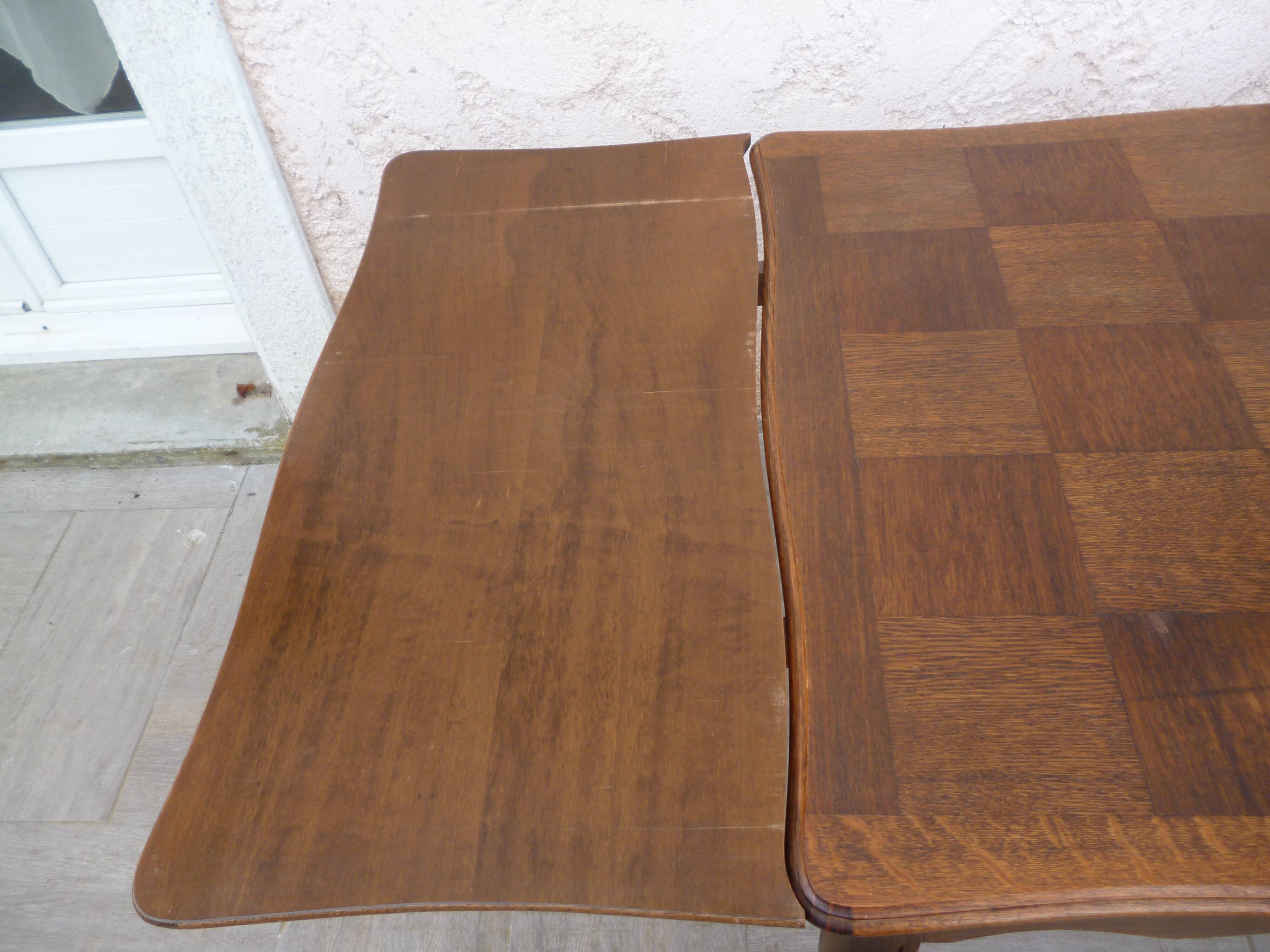Table ancienne chêne avec rallonges
