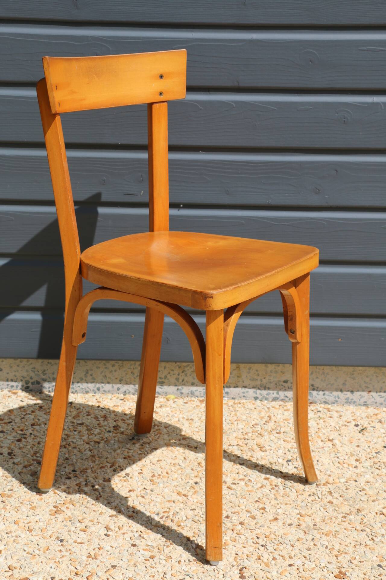 2 BAUMANN chairs No. 21 in light beech