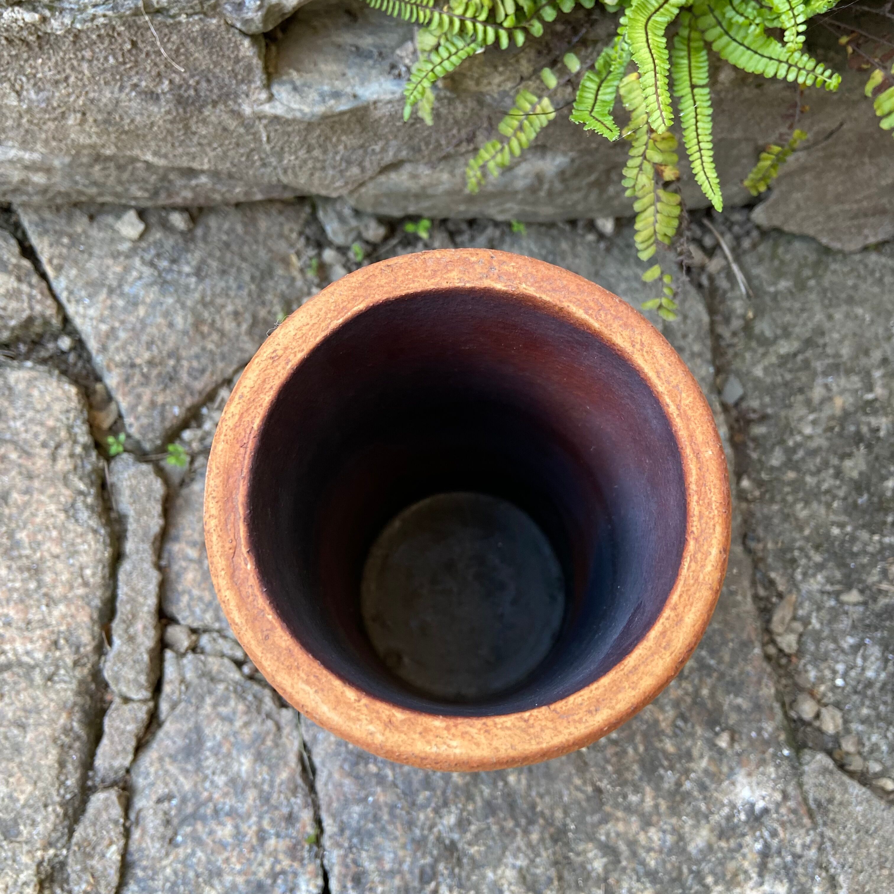 Ceramic vase Raymonde Leduc -Vallauris -60s