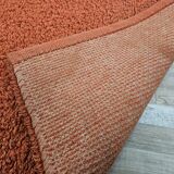 Vintage 70's Italian Red Wool Rug