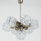 Cut-glass ceiling lamp from Kamenický Šenov, 70s