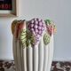 Slipware vase with fruit decoration