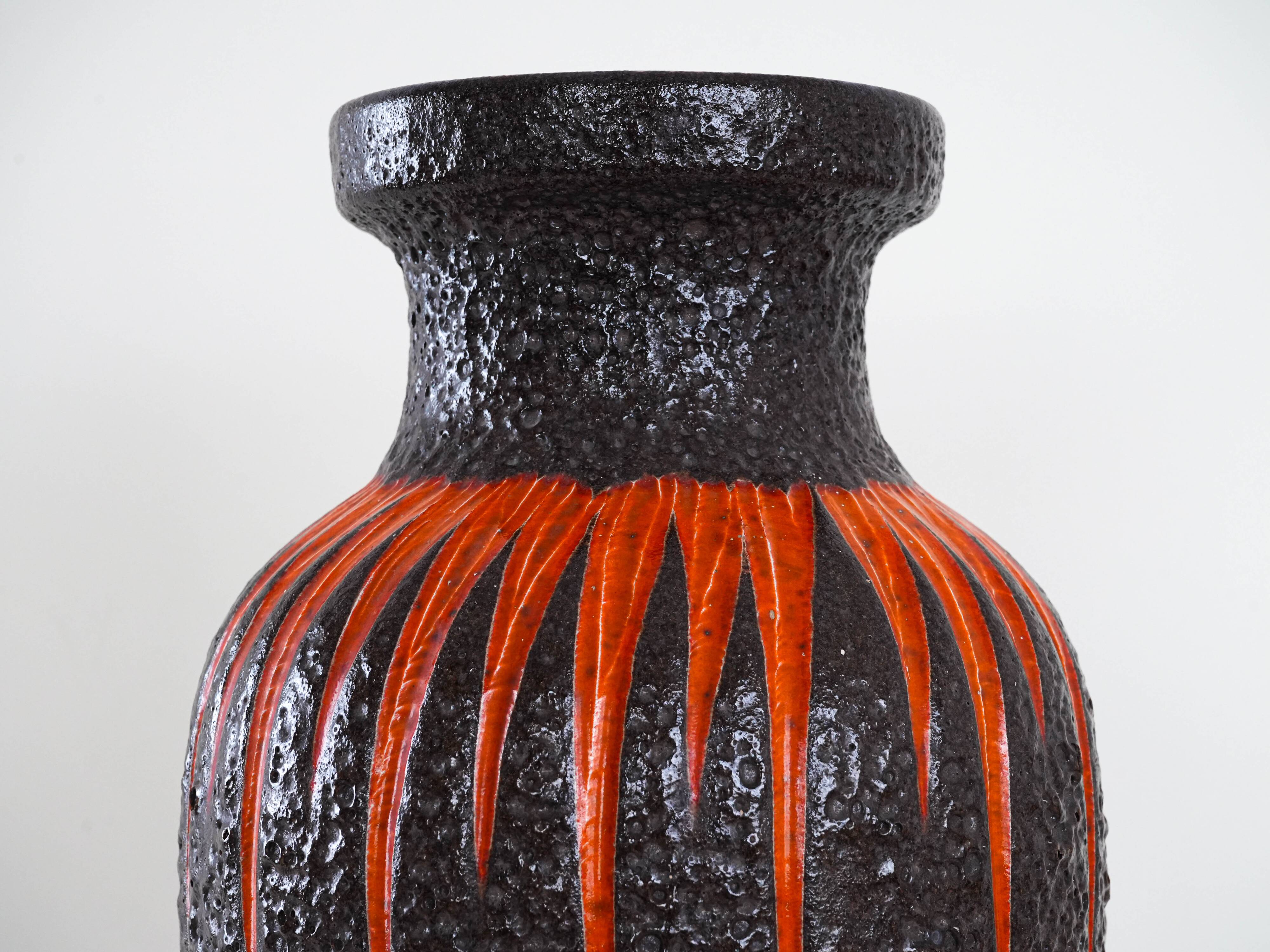 Ceramic vase, German design, 1960s, manufacturer: Scheurich Keramik