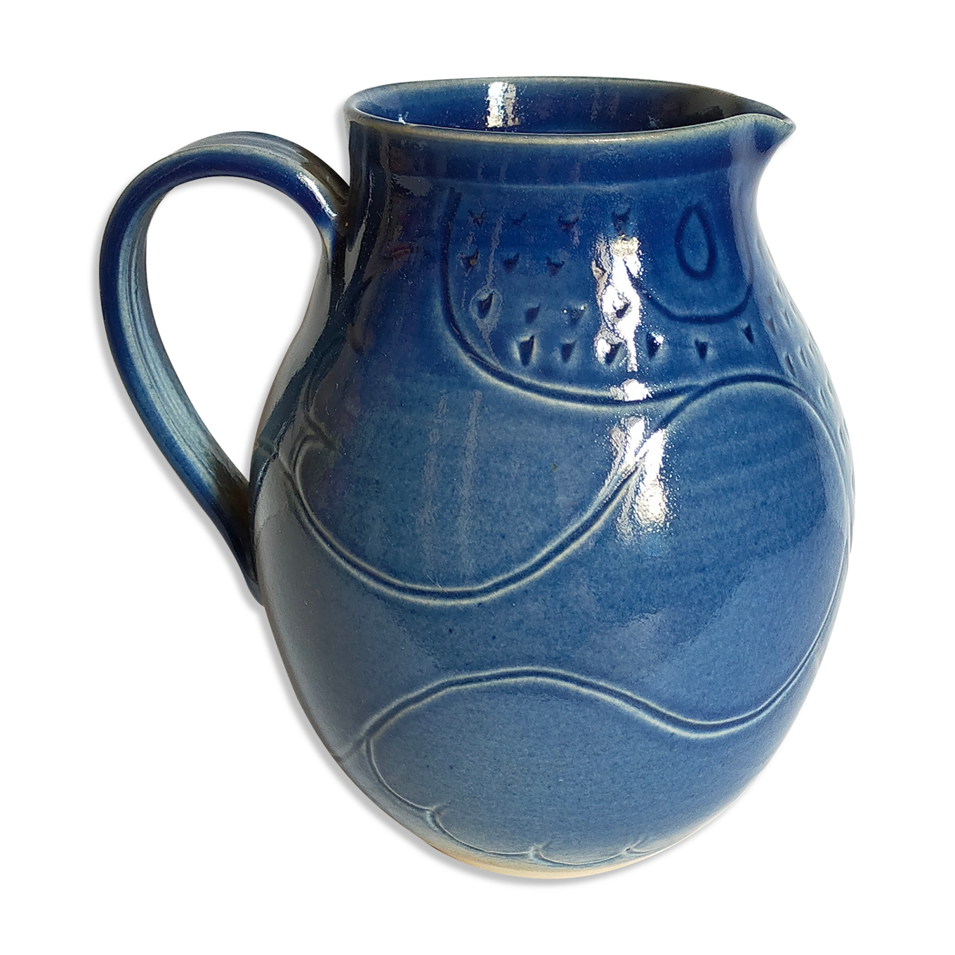 Vintage ceramic zoomorphic potter's pitcher