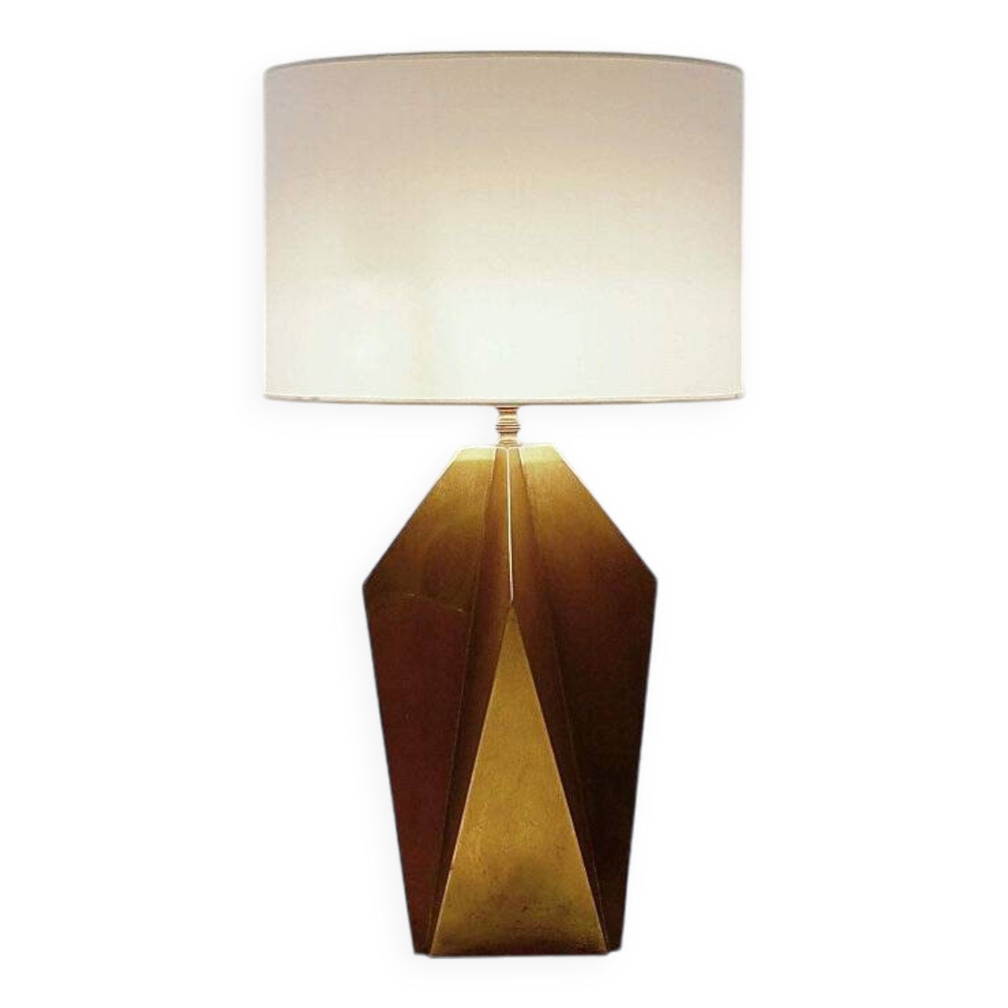 Brass Sculptural Table Lamp - 1960s