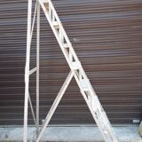 Large all-wood stepladder