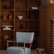 Modern Danish, curved oak chaise longue, attributed to Viggo Boesen, 1950s