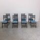 Set of 8 'S4' dining chairs by Alfred Hendrickx for Belform, 1950s