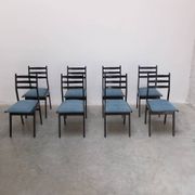 Set of 8 'S4' dining chairs by Alfred Hendrickx for Belform, 1950s