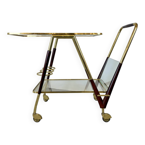 Bar Cart Trolley style Cesare Lacca, 1950’s