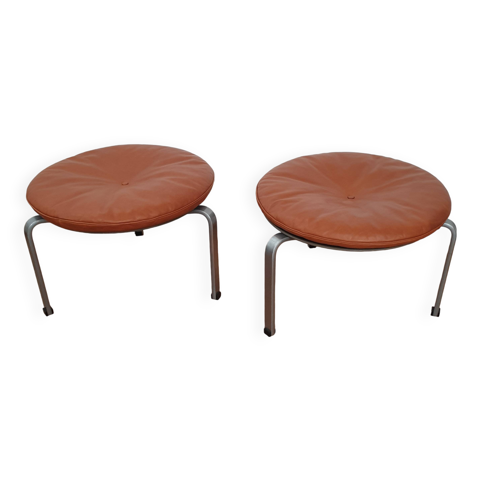 Tabourets PK33 de Poul Kjaerholm, E. Kold Christensen