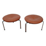 PK33 stools by Poul Kjaerholm, E. Kold Christensen