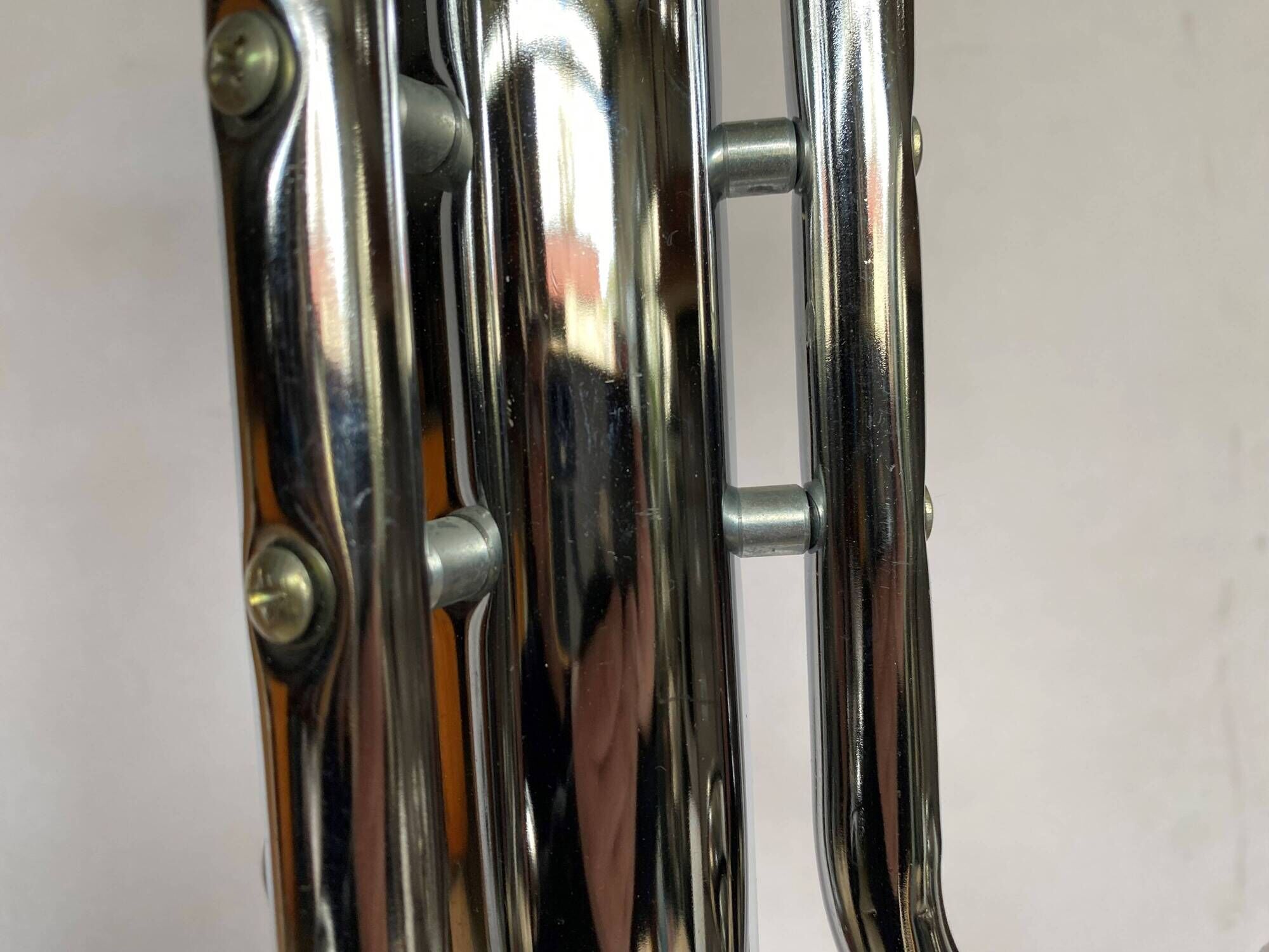 Chromed metal coat rack with vintage marble base, 1970