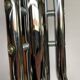 Chromed metal coat rack with vintage marble base, 1970