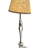Large bronze floor lamp