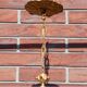 Brass chandelier, western Europe, circa 1950